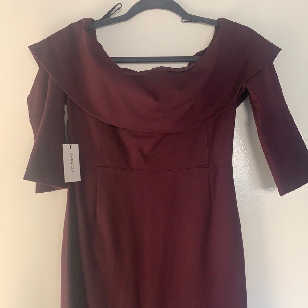 Brand new Babaton maroon dress 👗